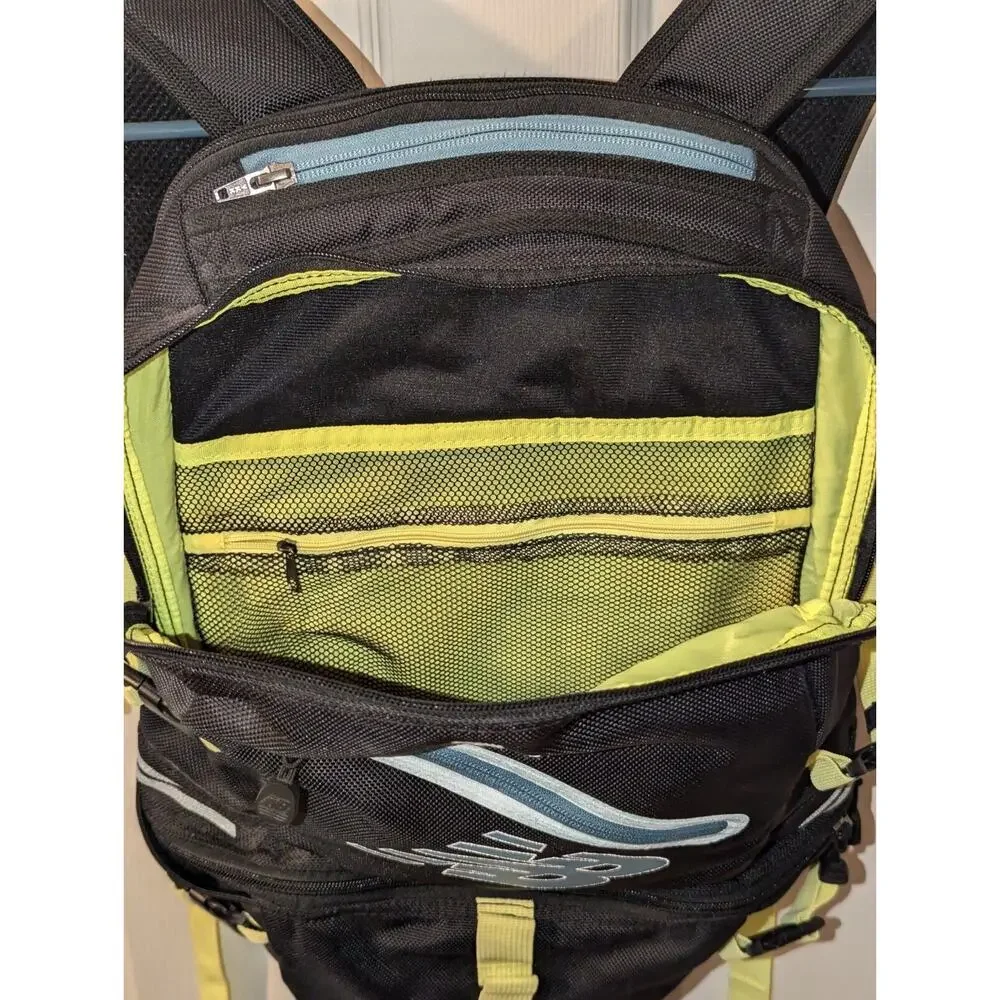 New Balance backpack LA Dodgers Logo Running Track Bag Black Yellow Hydration
